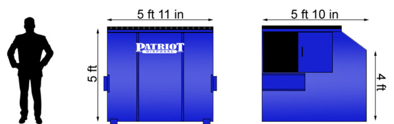 6 YARD FRONTLOAD SIDE DOOR